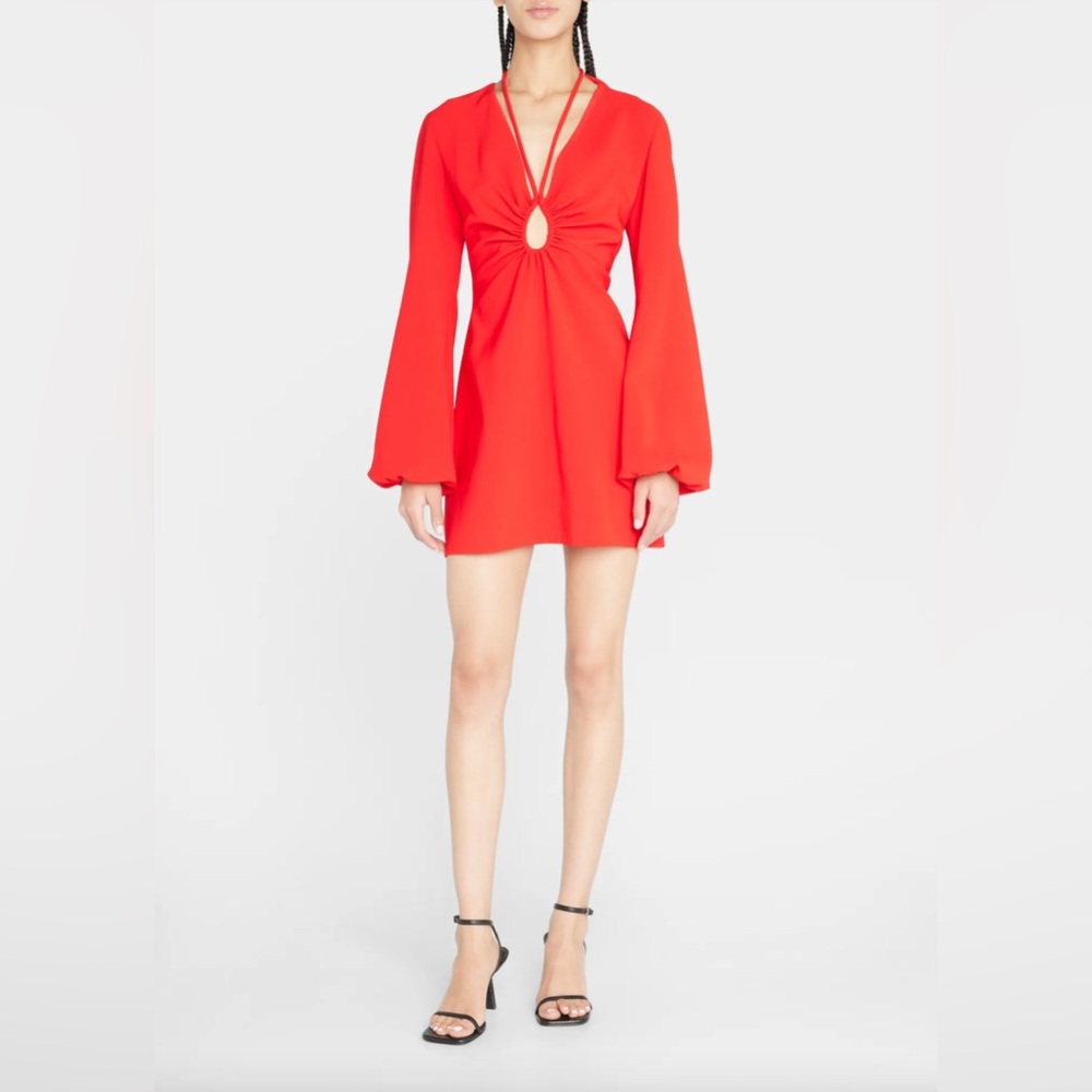 ALC Red Keyhole Dress